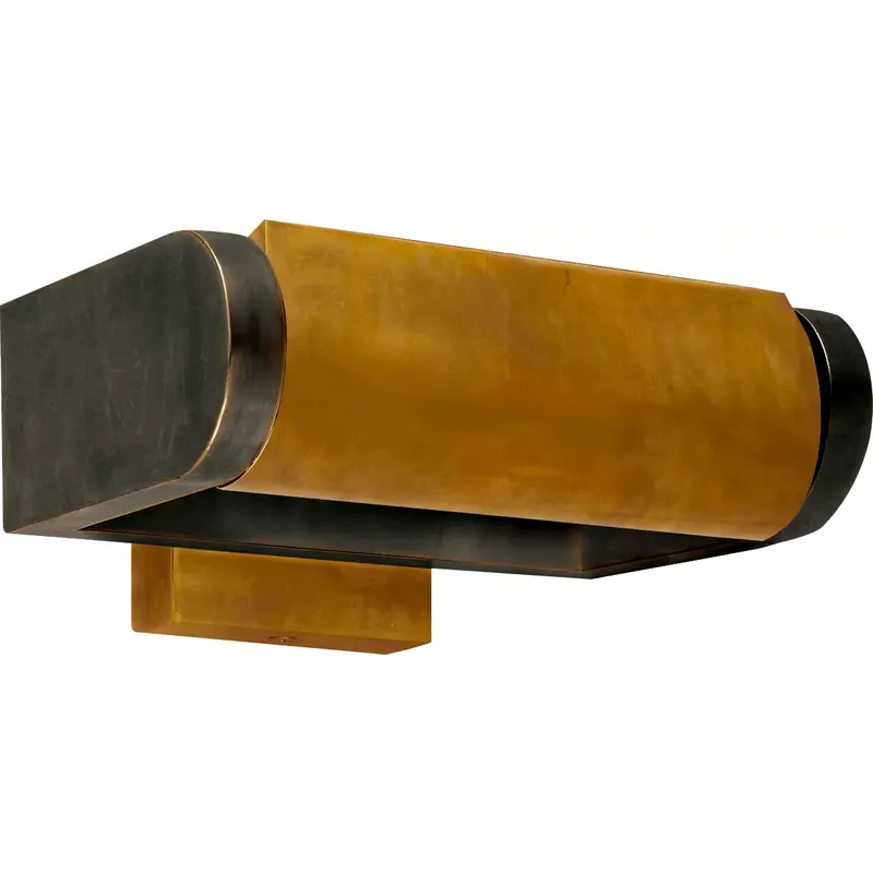 Thomas O'Brien David Art 40 watt 7 inch Bronze Picture Light Wall Light in Antique Brass, Bronze and Hand-Rubbed Antique Brass