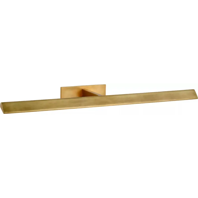 Ian K. Fowler Petrel 20 watt 30 inch Hand-Rubbed Antique Brass Picture Light Wall Light