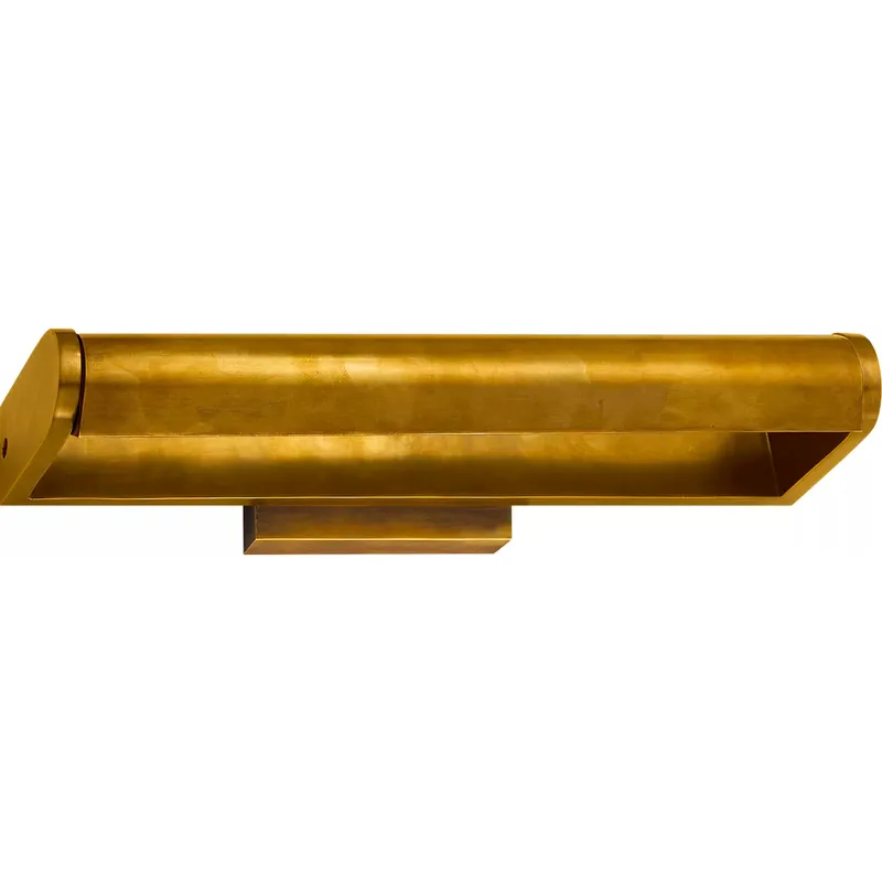 Thomas O'Brien David Art 80 watt 18 inch Hand-Rubbed Antique Brass Picture Light Wall Light