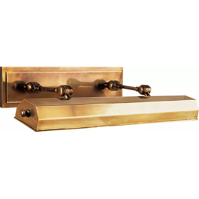 Chapman & Myers Dorchester2 80 watt 24 inch Antique-Burnished Brass Picture Light Wall Light