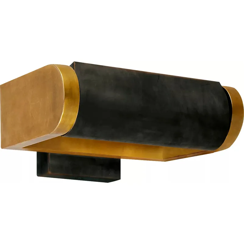 Thomas O'Brien David Art 40 watt 7 inch Hand-Rubbed Antique Brass Picture Light Wall Light in Bronze, Hand-Rubbed Antique Brass and Bronze