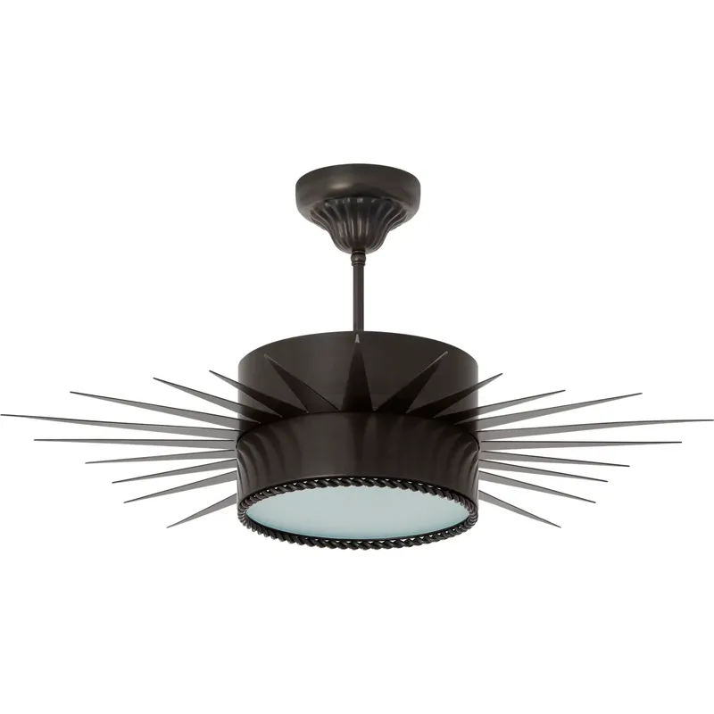 Suzanne Kasler Soleil 2 Light 28 inch Bronze Semi-Flush Mount Ceiling Light, Large