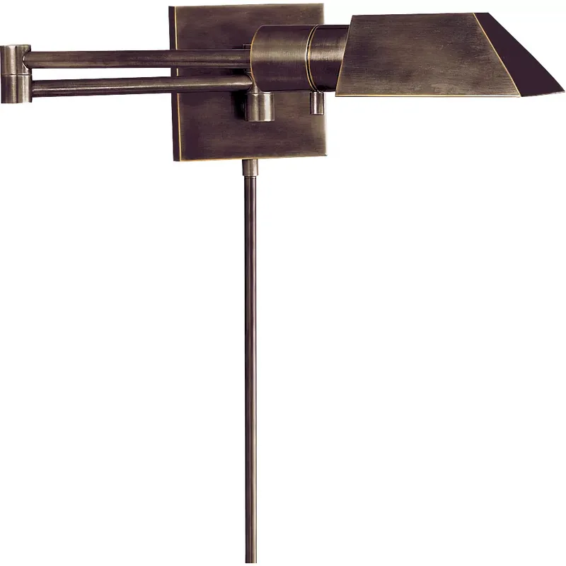 Studio 24 inch 40 watt Bronze Swing Arm Wall Light