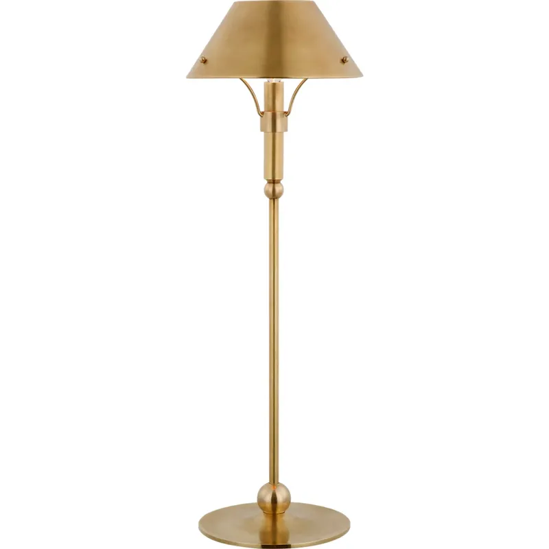 Thomas O'Brien Turlington 26.75 inch 6.5 watt Hand-Rubbed Antique Brass Table Lamp Portable Light, Medium
