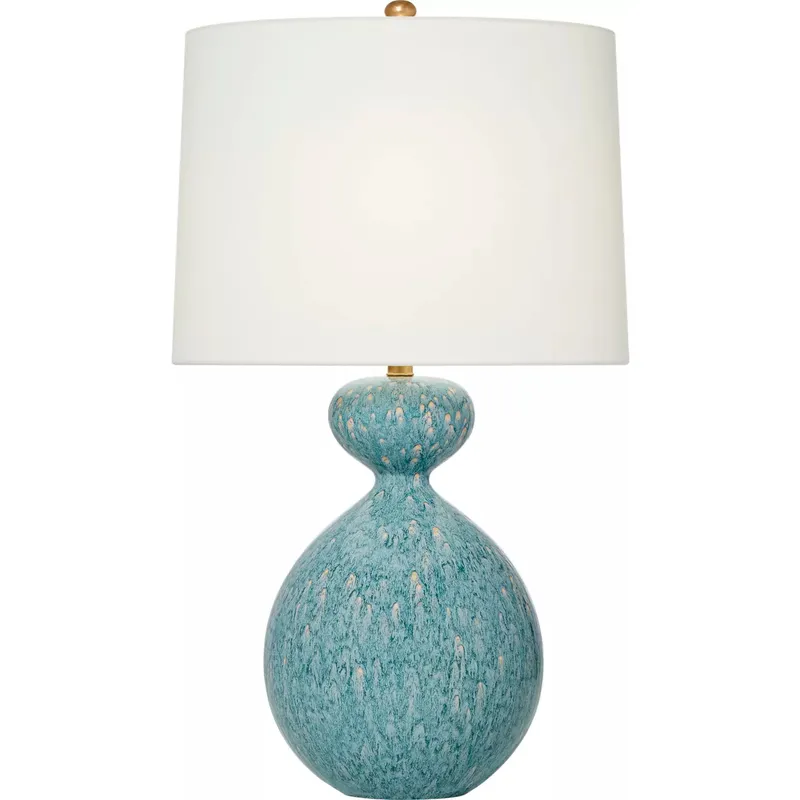 AERIN Gannet 29.25 inch 150 watt Blue Lagoon Table Lamp Portable Light