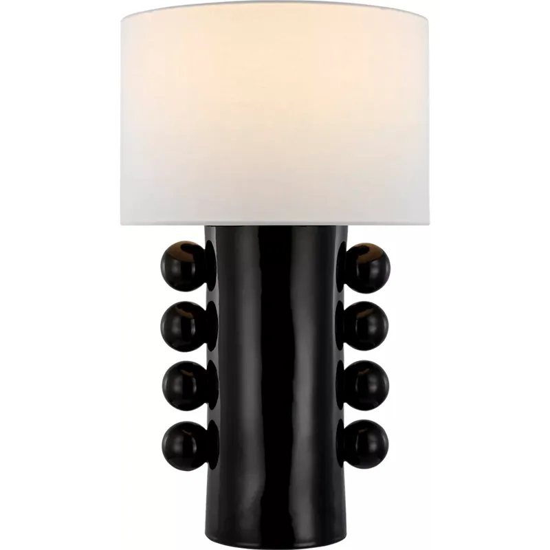 Kelly Wearstler Tiglia 31 inch 15 watt Black Table Lamp Portable Light