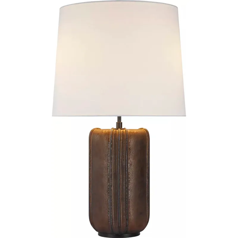 Thomas O'Brien Minx 31.25 inch 15 watt Crystal Bronze Table Lamp Portable Light, Large
