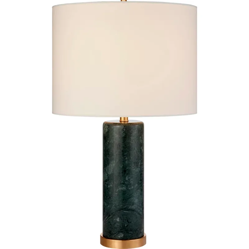 AERIN Cliff 30 inch 150 watt Green Marble Table Lamp Portable Light