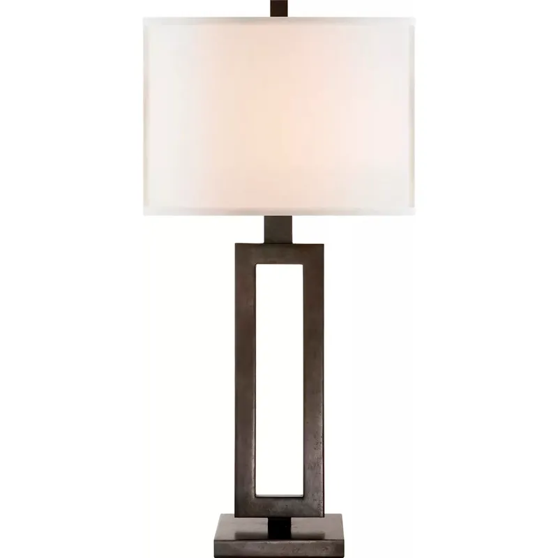 Suzanne Kasler Mod 28 inch 150 watt Aged Iron Table Lamp Portable Light