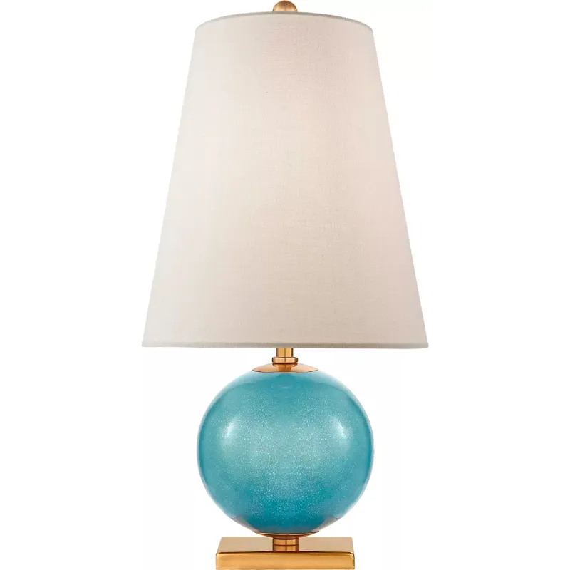 kate spade new york Corbin 21 inch 60 watt Sandy Turquoise Accent Lamp Portable Light