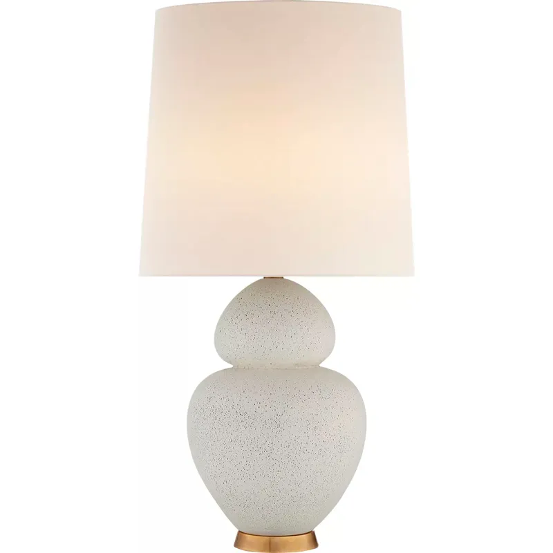 AERIN Michelena 34 inch 60 watt Chalk White Table Lamp Portable Light