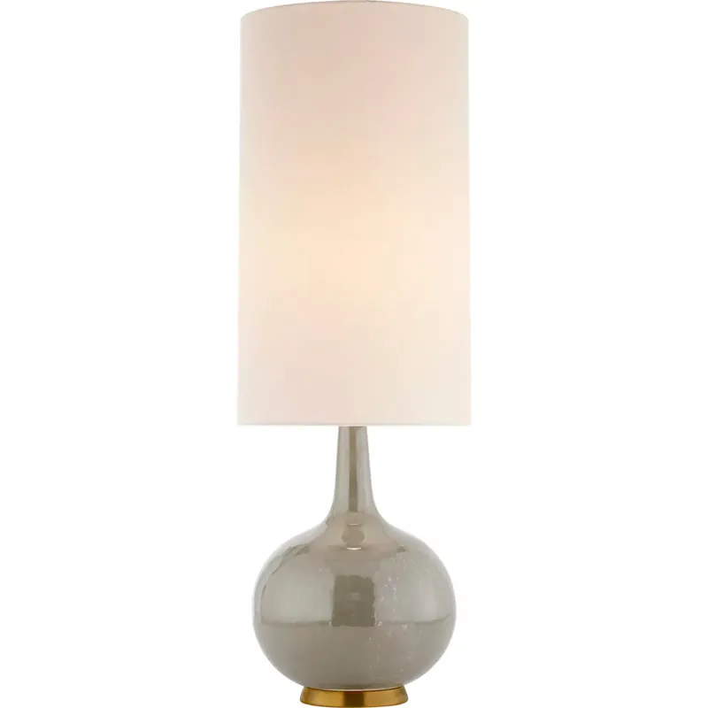 AERIN Hunlen 25.25 inch 75 watt Shellish Gray Table Lamp Portable Light