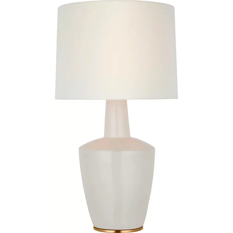 Barbara Barry Paros 31 inch 15 watt Ivory Table Lamp Portable Light in Linen 1