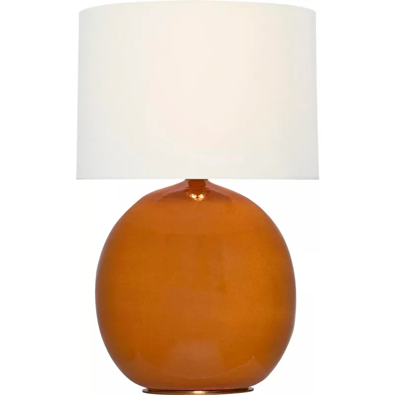 Thomas O'Brien Sao Paulo 29.25 inch 15 watt Crackled Sienna Table Lamp Portable Light