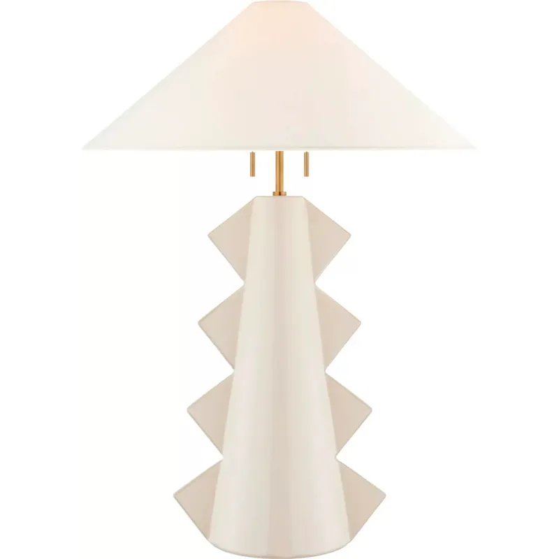 Kelly Wearstler Senso 33 inch 60 watt Ivory Table Lamp Portable Light, Large