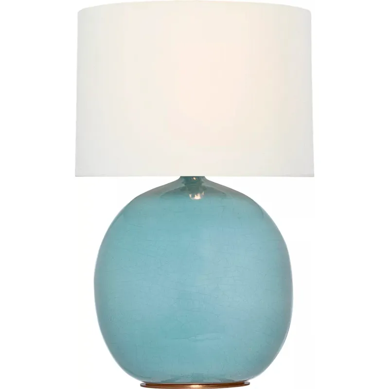 Thomas O'Brien Sao Paulo 29.25 inch 15 watt Crackled Robin Table Lamp Portable Light