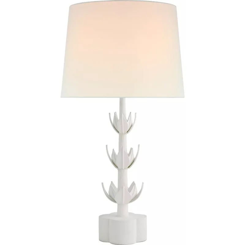 Julie Neill Alberto 32.25 inch 100 watt Plaster White Table Lamp Portable Light, Large