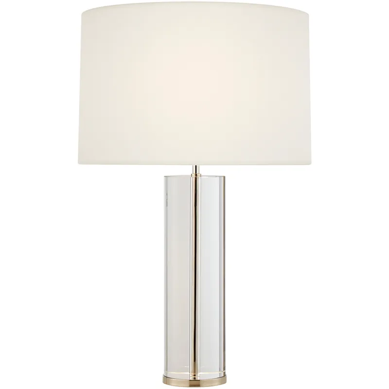 AERIN Lineham 29.5 inch 5 watt Crystal and Polished Nickel Cordless Table Lamp Portable Light