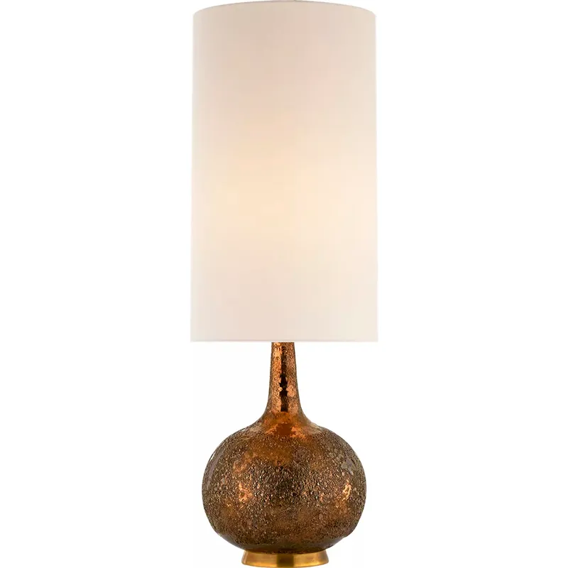 Ian K. Fowler Scala 17.75 inch 40 watt Aged Iron Bedside Lamp Portable Light in Linen