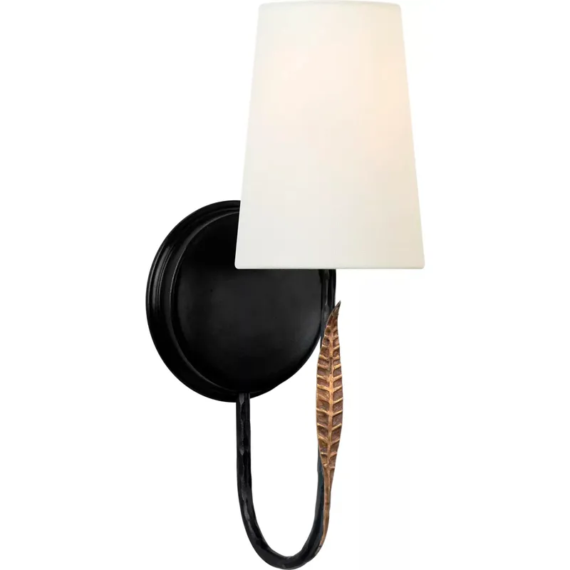 Thomas O'Brien Kairos LED 5.25 inch Aged Iron and Roman Bronze Single Sconce Wall Light