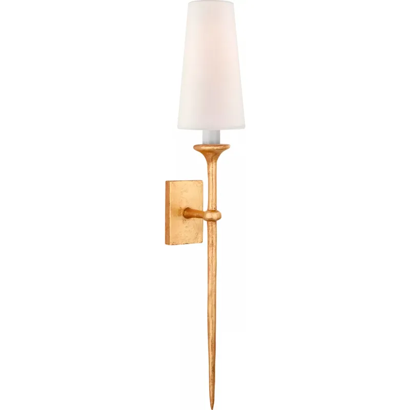 Julie Neill Iberia 1 Light 4.5 inch Antique Gold Leaf Single Sconce Wall Light