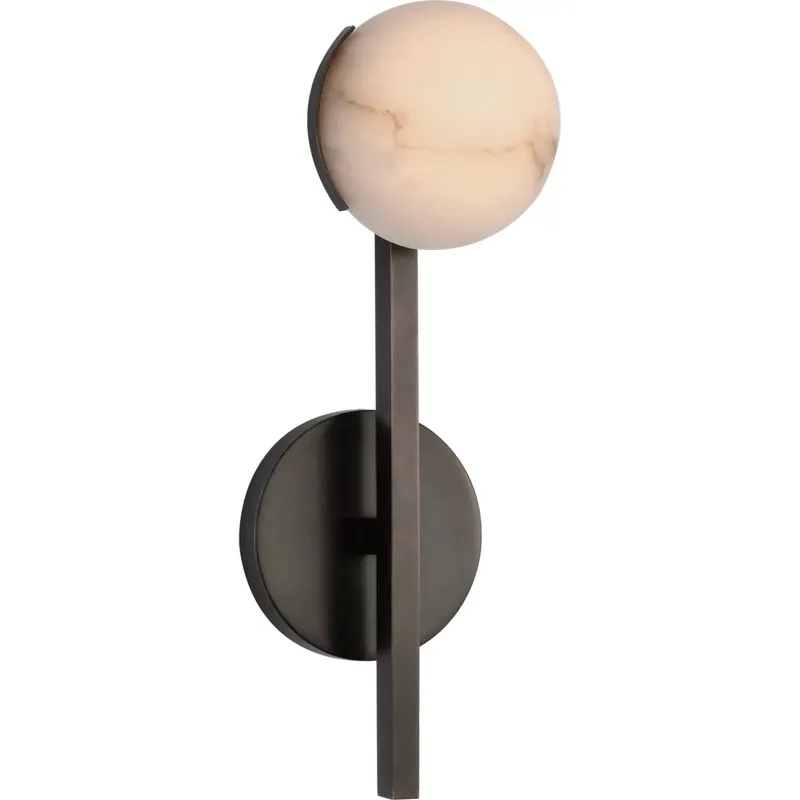 Kelly Wearstler Pedra LED 4.5 inch Bronze Tail Sconce Wall Light, Petite