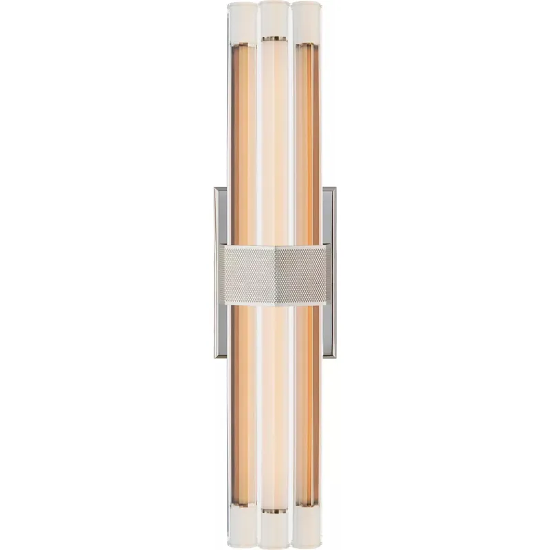 Lauren Rottet Fascio LED 4.25 inch Polished Nickel Sconce Wall Light