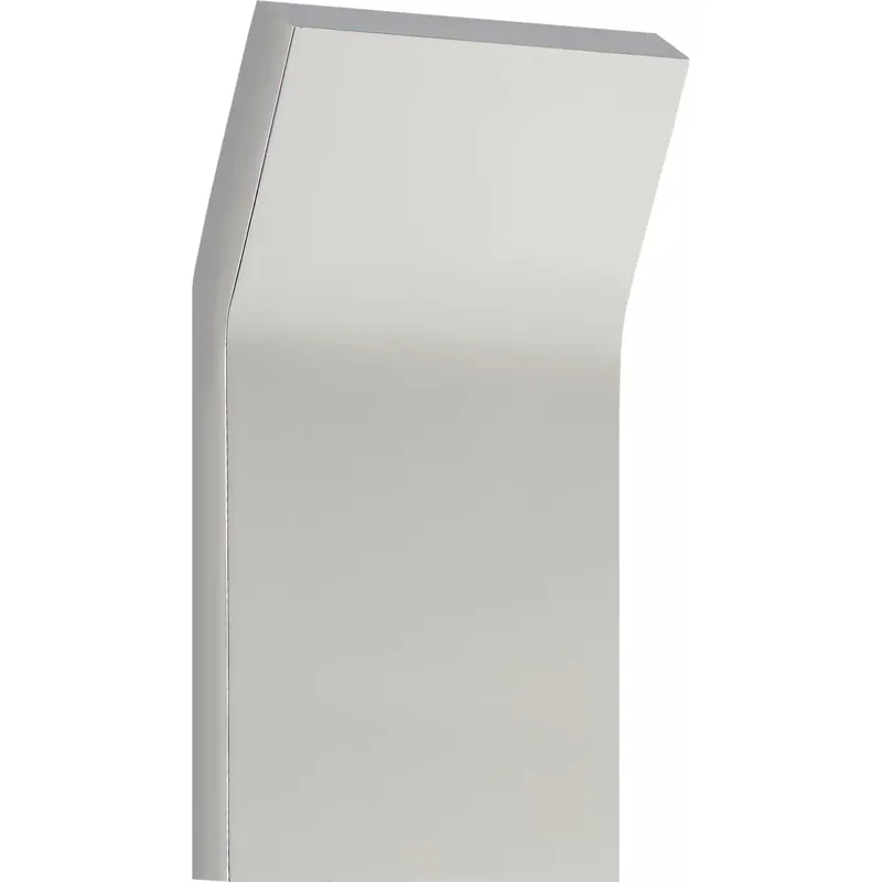 Peter Bristol Bend LED 4.5 inch Polished Nickel Wall Light, Medium