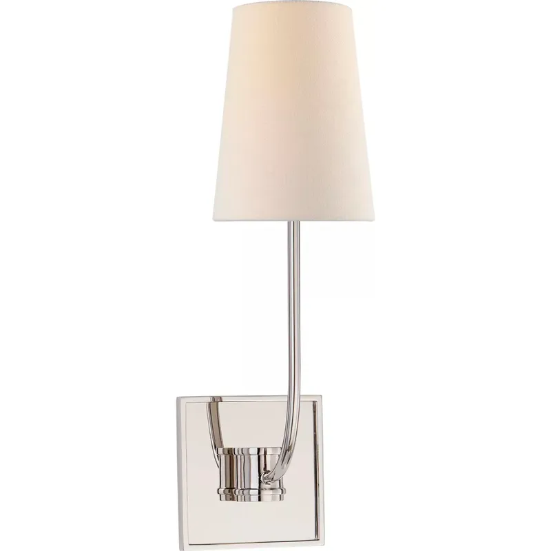 Chapman & Myers Venini 1 Light 4.75 inch Polished Nickel Single Sconce Wall Light