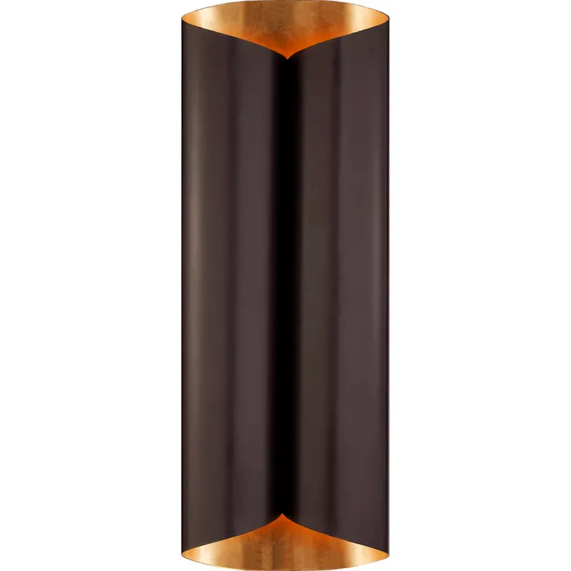 AERIN Selfoss 4 Light 8 inch Bronze and Gild Sconce Wall Light, Large