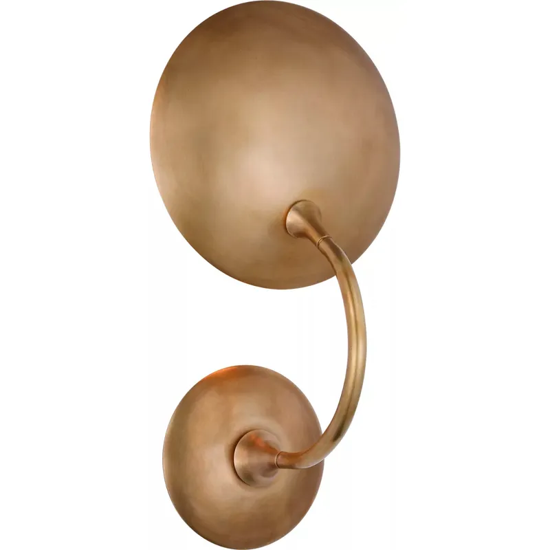 Thomas O'Brien Keria LED 8 inch Hand-Rubbed Antique Brass Wall Wash Sconce Wall Light, Medium