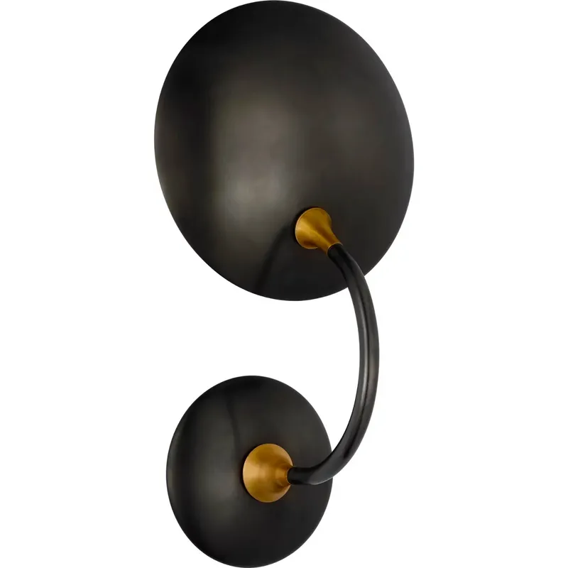 Thomas O'Brien Keria LED 8 inch Bronze and Hand-Rubbed Antique Brass Wall Wash Sconce Wall Light, Medium
