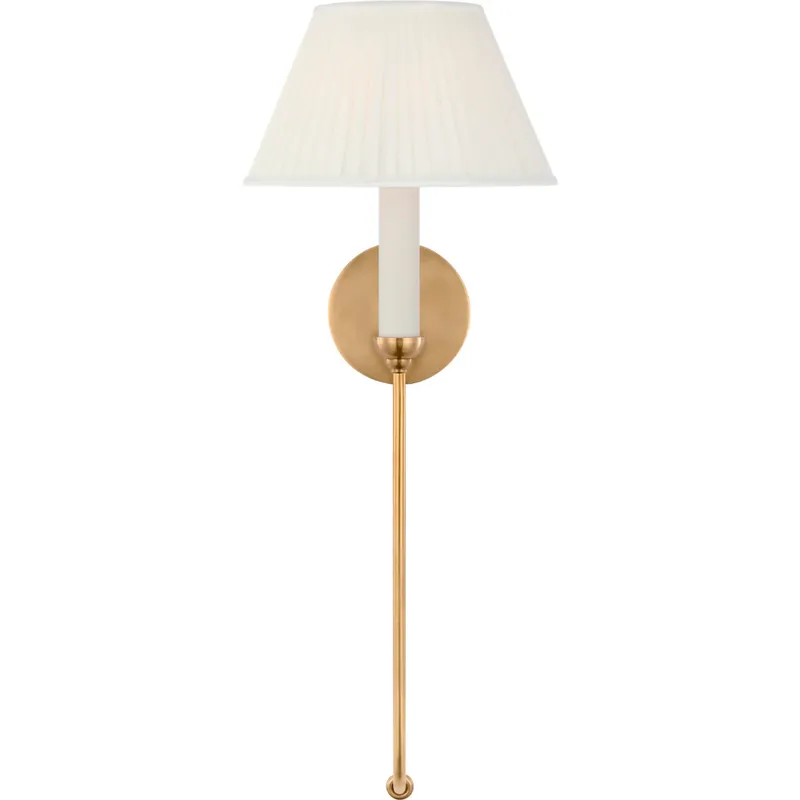 Amber Lewis Ingela LED 9 inch Hand-Rubbed Antique Brass Single Sconce Wall Light
