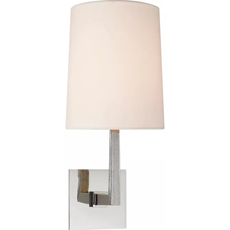 Barbara Barry Ojai 1 Light 7.25 inch Polished Nickel Single Sconce Wall Light, Medium