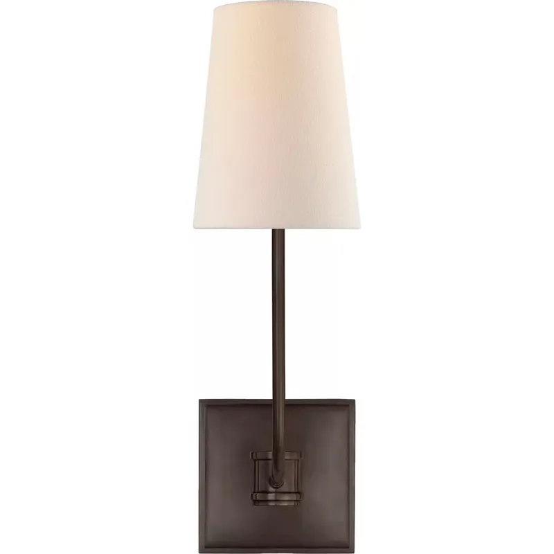 Chapman & Myers Venini 1 Light 4.75 inch Bronze Single Sconce Wall Light