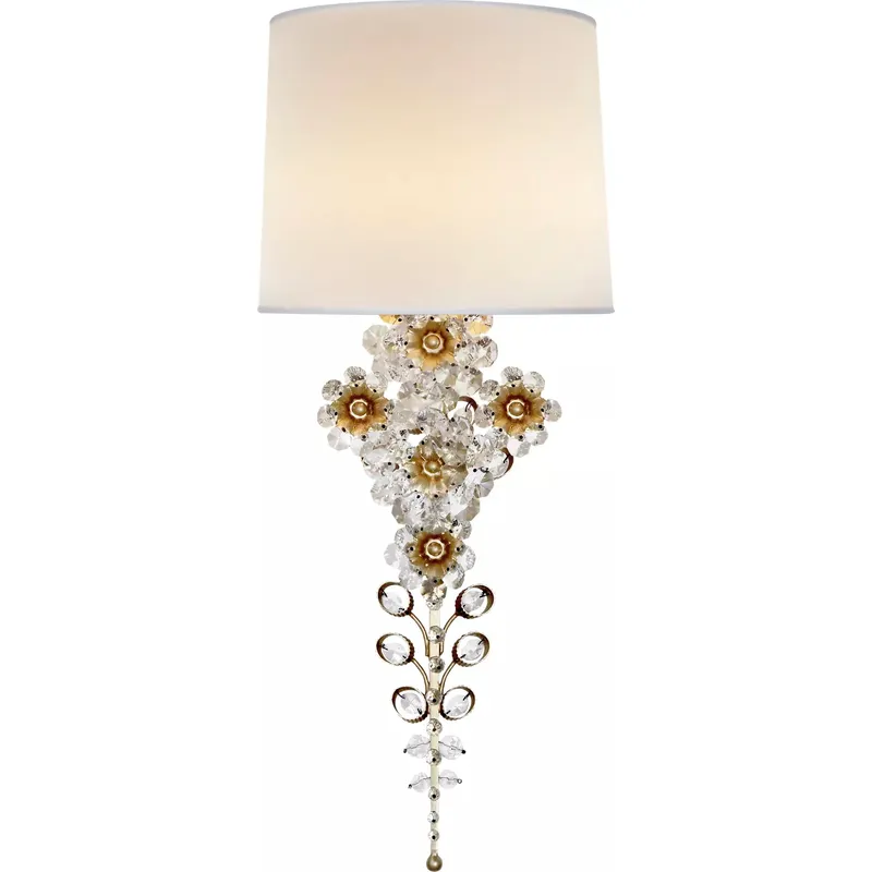 AERIN Claret 1 Light 10 inch Gild Tail Sconce Wall Light