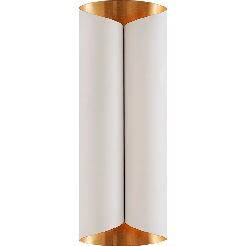AERIN Selfoss 4 Light 8 inch Plaster White and Gild Sconce Wall Light, Large