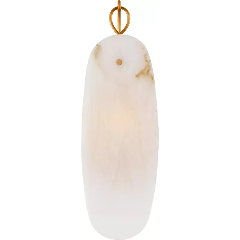 Chapman & Myers Cora LED 5.25 inch Antique-Burnished Brass Sconce Wall Light, Small