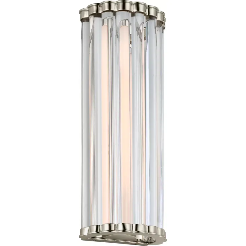 Chapman & Myers Kean LED 5.75 inch Polished Nickel Sconce Wall Light