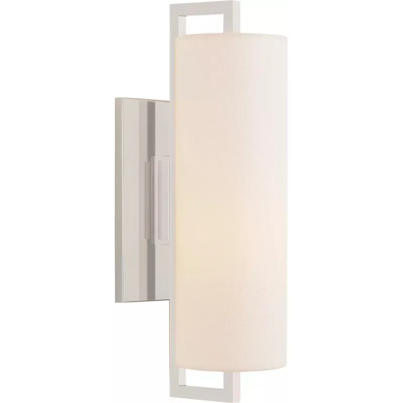 Ian K. Fowler Bowen LED 4.5 inch Polished Nickel Sconce Wall Light, Medium