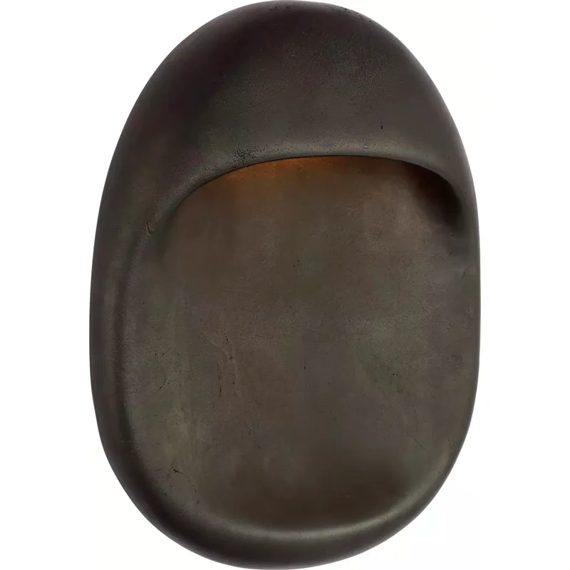 Kelly Wearstler Esculpa LED 12 inch Museum Bronze Rounded Wall Light