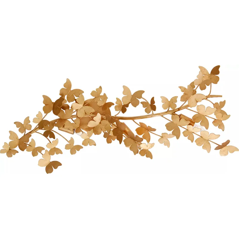 Julie Neill Farfalle 3 Light 15.5 inch Gild Sconce Wall Light, Large