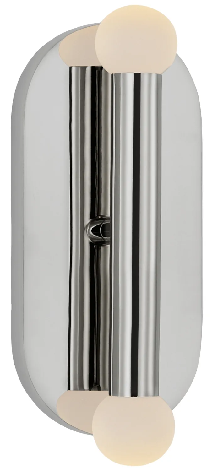 Rousseau Dual Orb Bathroom Vanity Light — Bath Bar & Vanity Wall