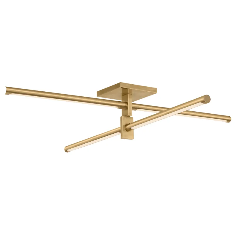 Axis Linear Semi Flush Ceiling Light — Ceiling Semi Flush