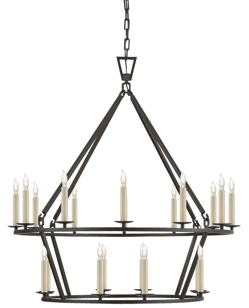 Darlana Two Tiered Ring Chandelier — Chandeliers