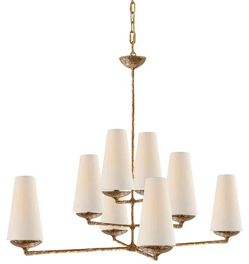 Fontaine Offset Chandelier — Chandeliers