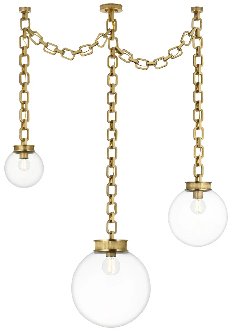 Bellamy 3 Light Multi Globe Chandelier — Chandeliers