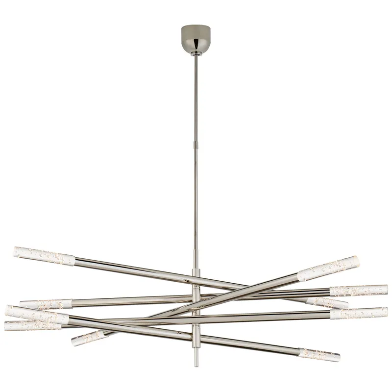 Rousseau Articulating Tube Chandelier — Chandeliers