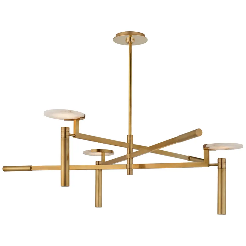 Melange Floating Disc Chandelier — Chandeliers