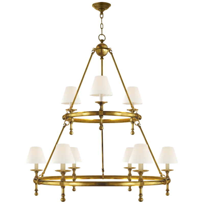 Classic Two Tier Chandelier — Chandeliers